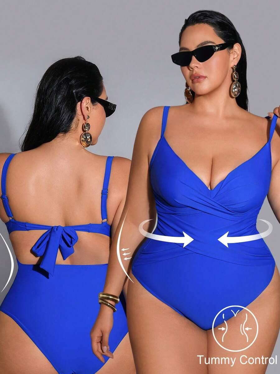SHEIN JEDNOCZĘŚCIOWY STRÓJ KĄPIELOWY S09__XXL