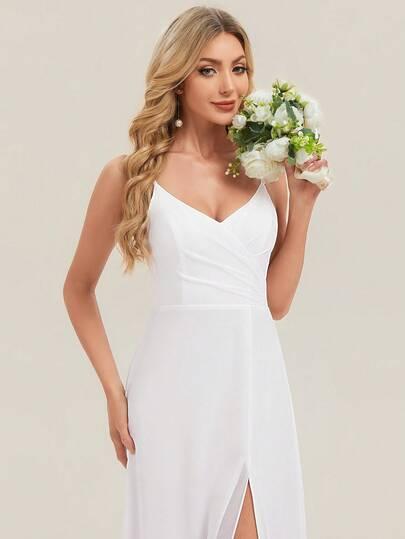 SHEIN BIAŁA MAXI SUKIENKA S06__S