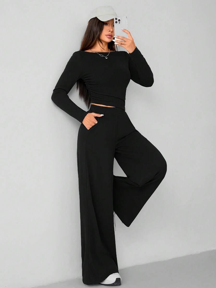 SHEIN BLUZKA SPODNIE KOMPLET S06__M