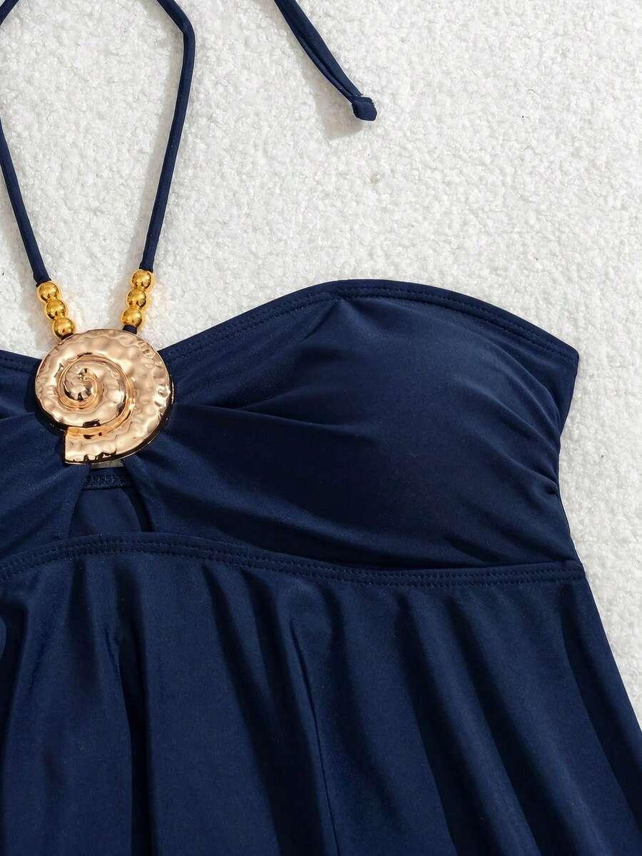 SHEIN DWUCZĘŚCIOWY STRÓJ KĄPIELOWY S09__XL