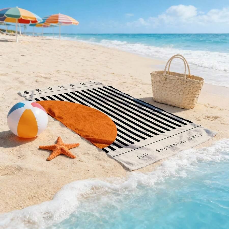 SHEIN RĘCZNIK PLAŻOWY WZÓR S07__80X160CM