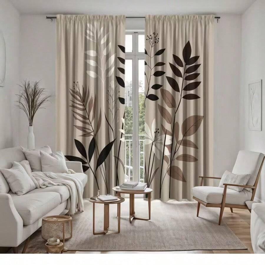SHEIN ZASŁONA NA OKNO WZÓR 2-PACK S07__75X166