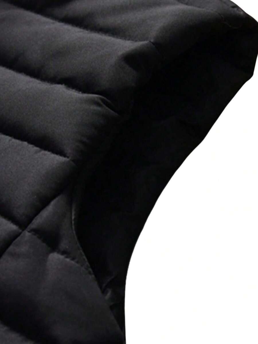 SHEIN CZARNA PIKOWANA KAMIZELKA W01__3XL