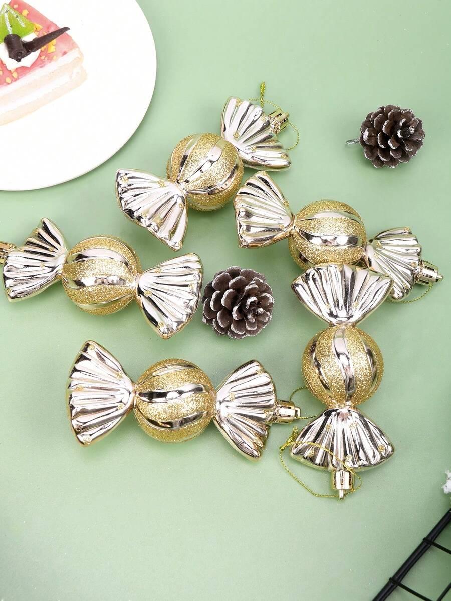 SHEIN BOMBKI NA CHOINKĘ CUKIERKI 5 SZTUK S07__12X4,5