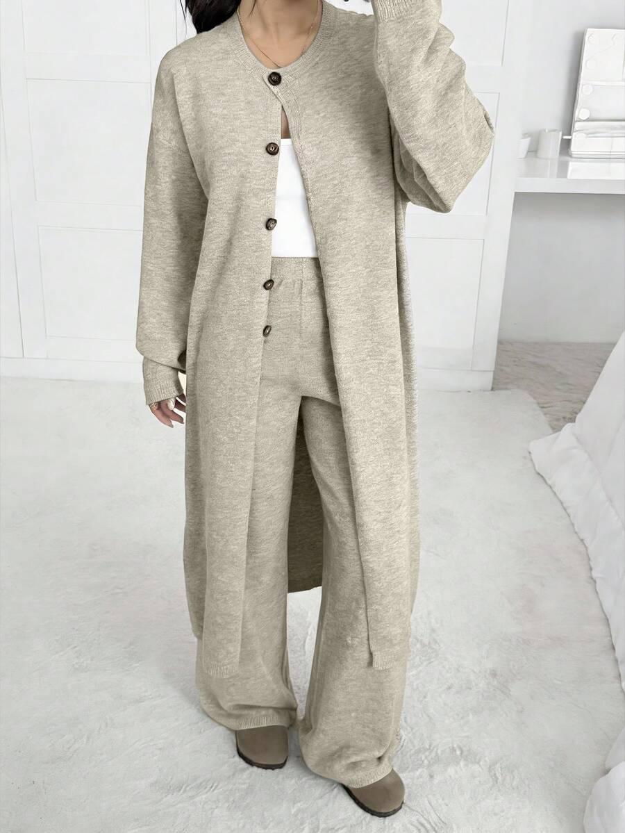 SHEIN KARDIGAN SPODNIE KOMPLET S06__M
