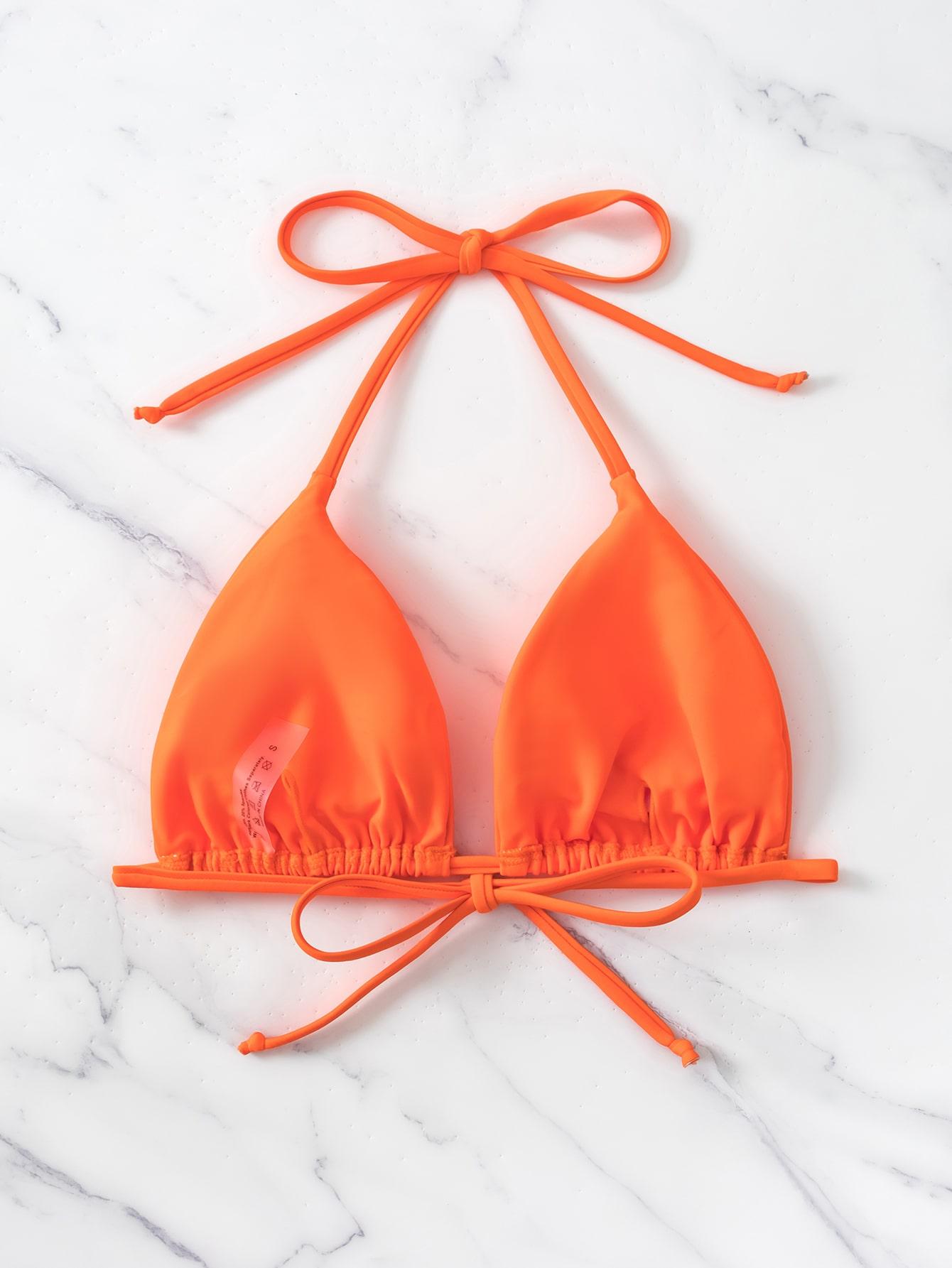 SHEIN POMARAŃCZOWA GÓRA OD BIKINI S09__L