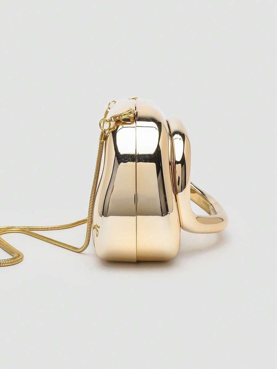 SHEIN ZŁOTA TOREBKA KOPERTÓWKA S07__20X10CM