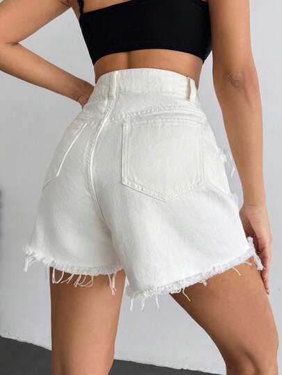 SHEIN KRÓTKIE SPODENKI JEANS S06__M