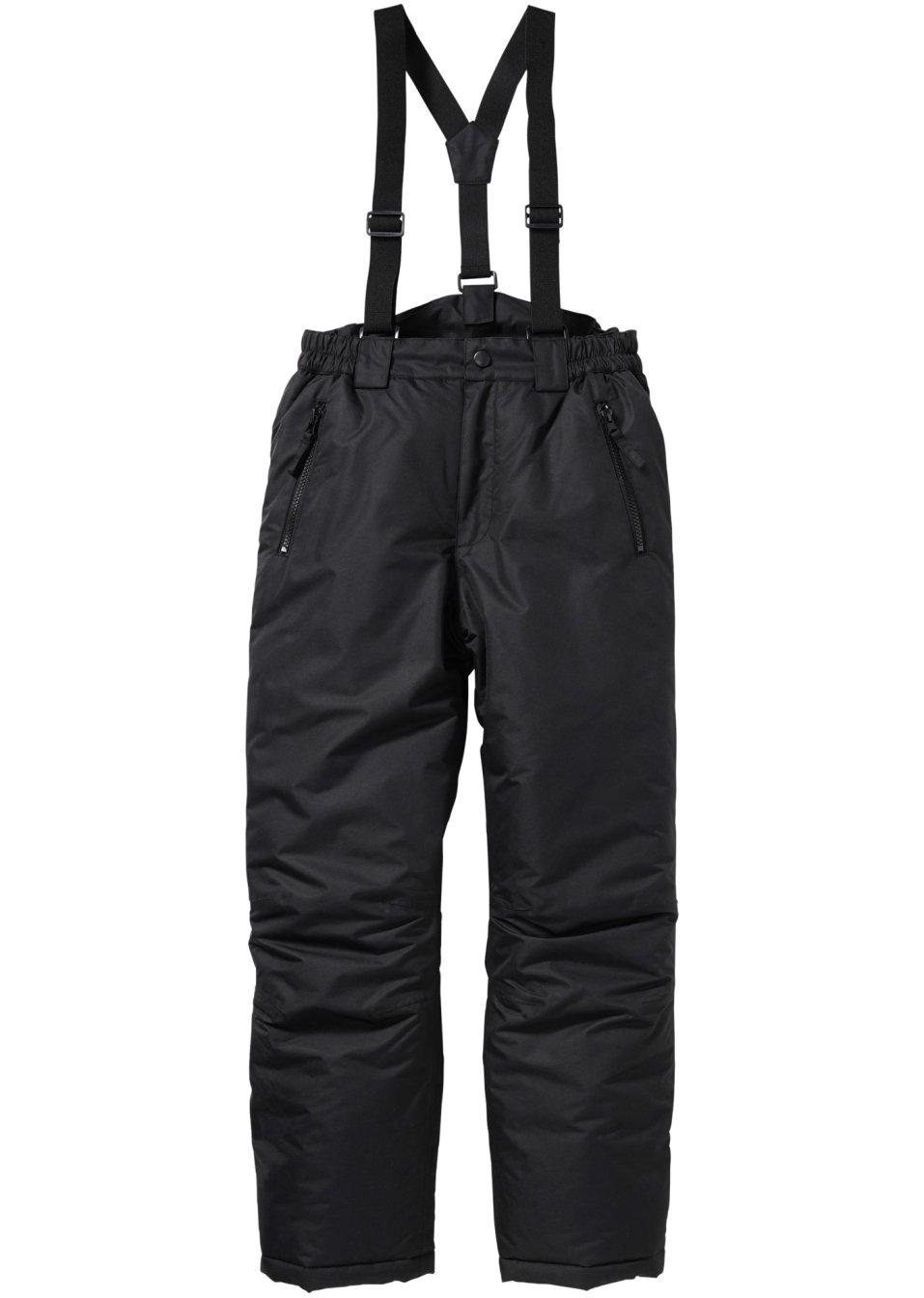 CZARNE SPODNIE NARCIARSKIE W01__158CM