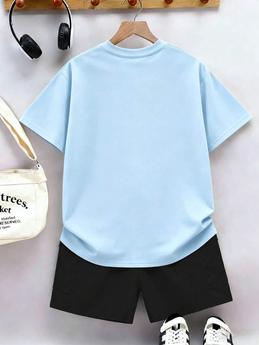 SHEIN T-SHIRT SPODENKI KOMPLET S06__134-140