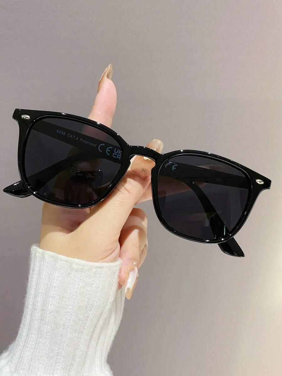 SHEIN CZARNE OKULARY PRZECIWSŁONECZNE S07