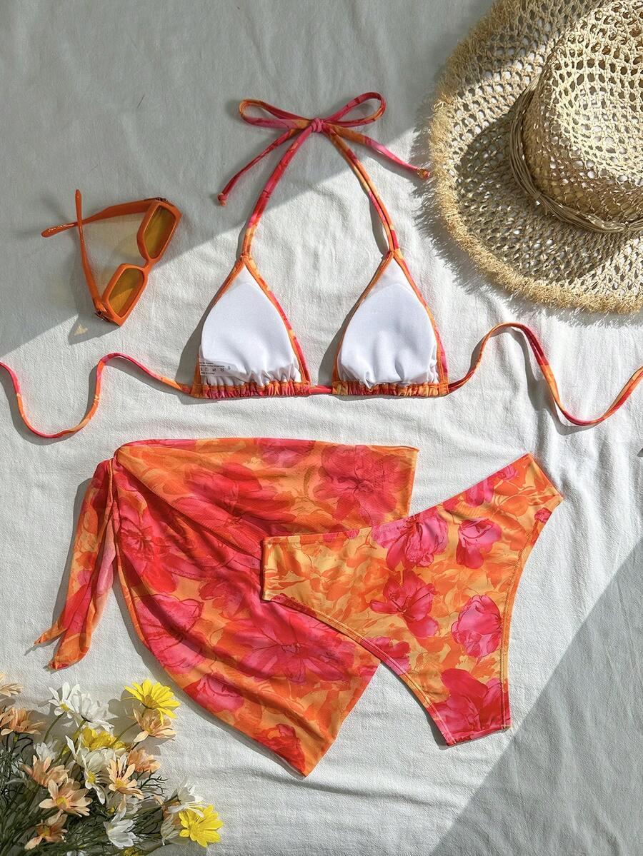 SWIM VCAY DWUCZĘŚCIOWY STRÓJ KĄPIELOWY PAREO KOMPLET S09__XS