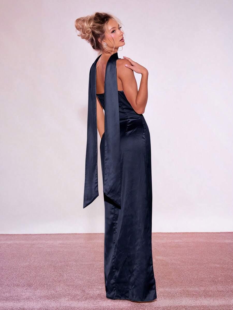 MUSERA SATYNOWA MAXI SUKIENKA S06__M