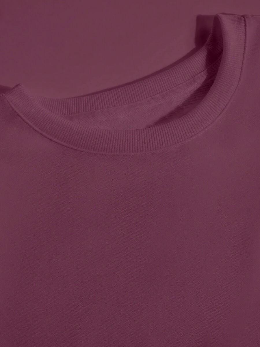 SHEIN BORDOWA BLUZA NAPIS S06__M