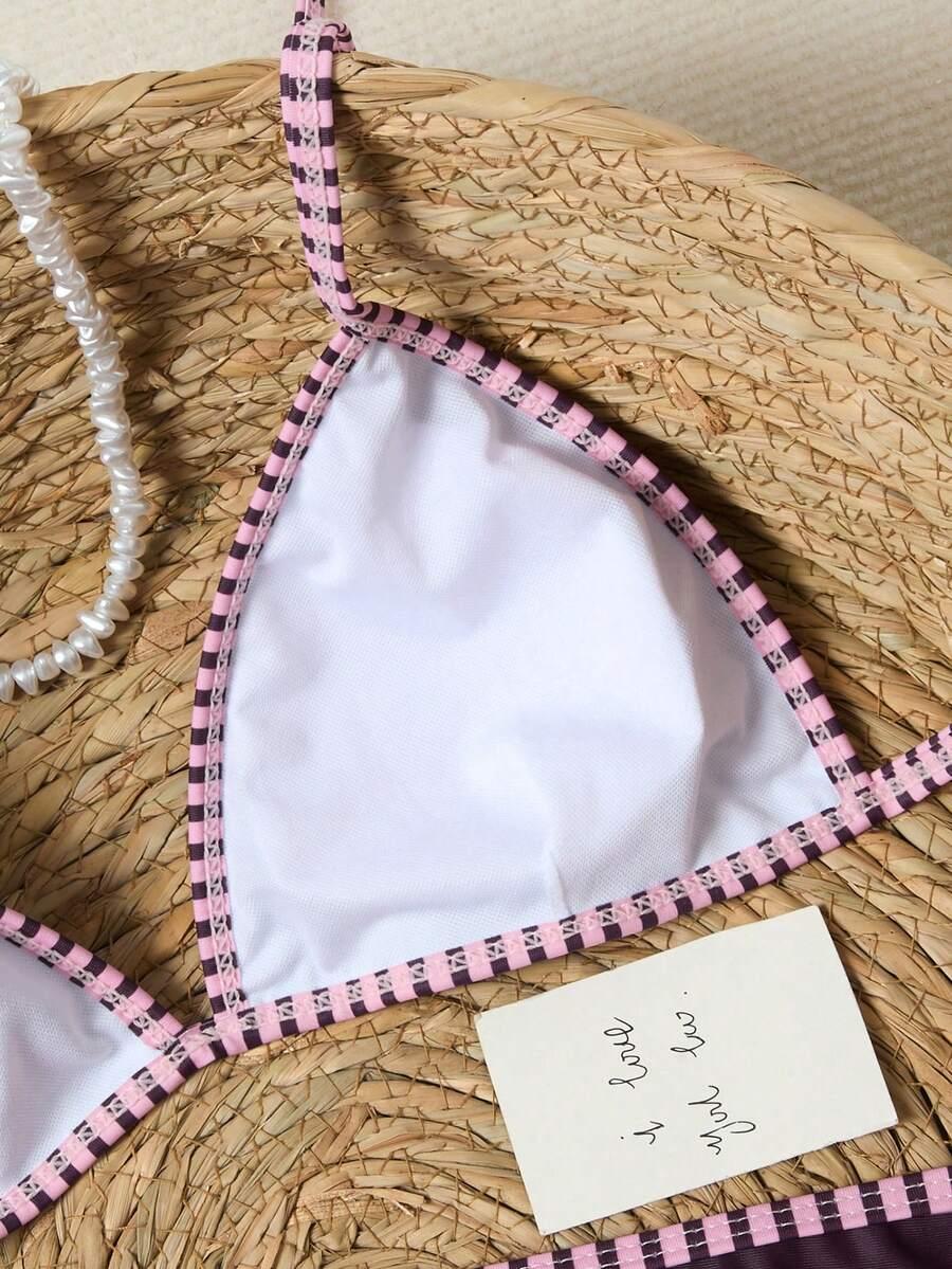SWIM MOD DWUCZĘŚCIOWY STRÓJ KĄPIELOWY WZÓR PASKI S09__M