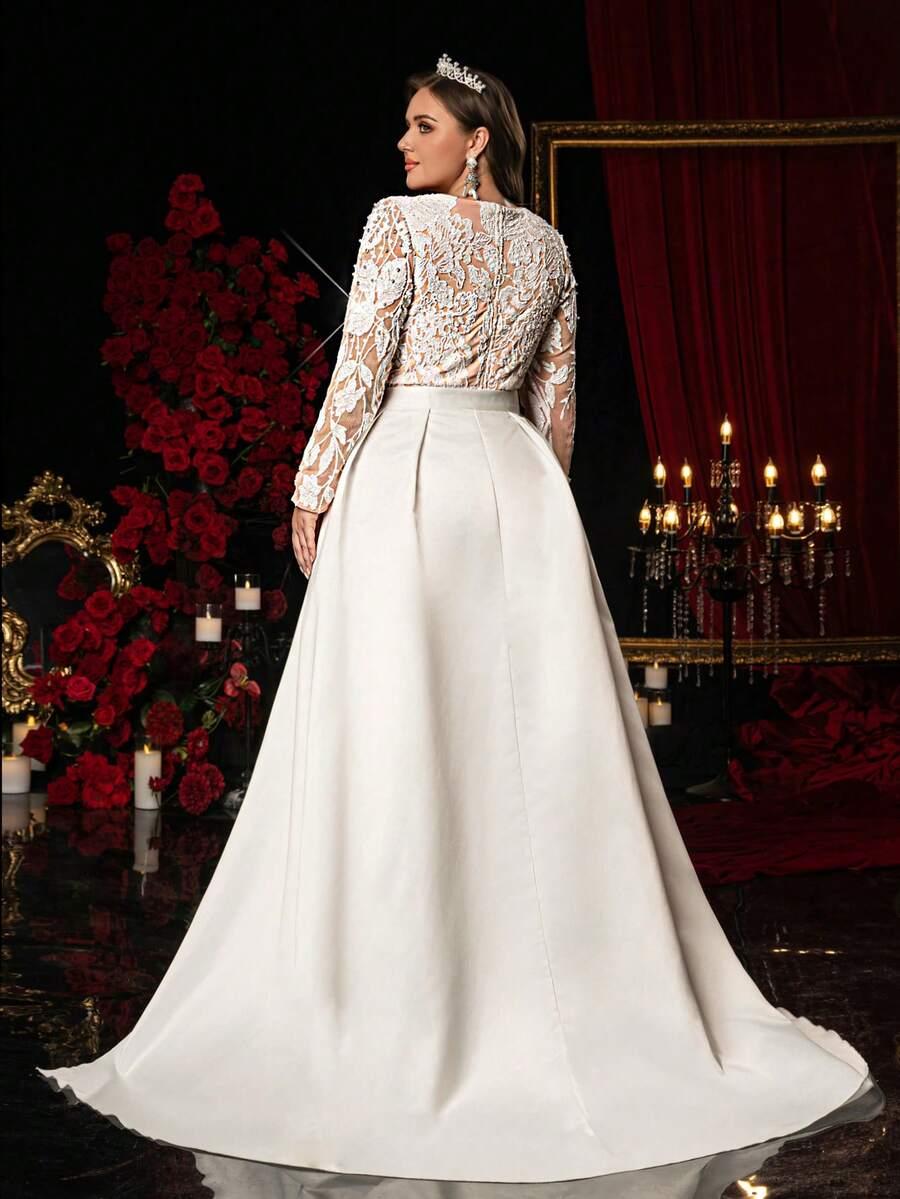 SHEIN MAXI SUKIENKA ZDOBIENIE S06__46