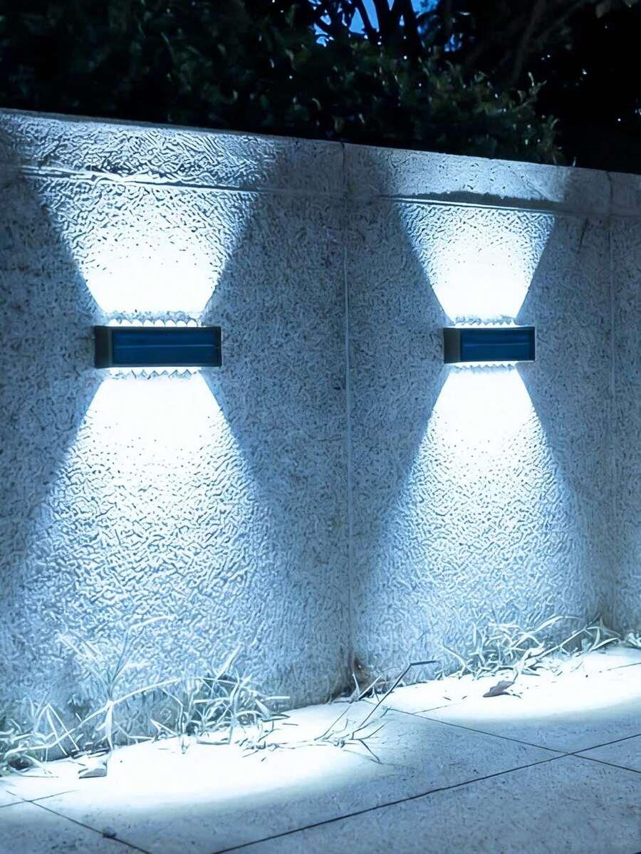 SHEIN SOLARNA LAMPA ŚCIENNA 2-PACK S07__15,5X5,5