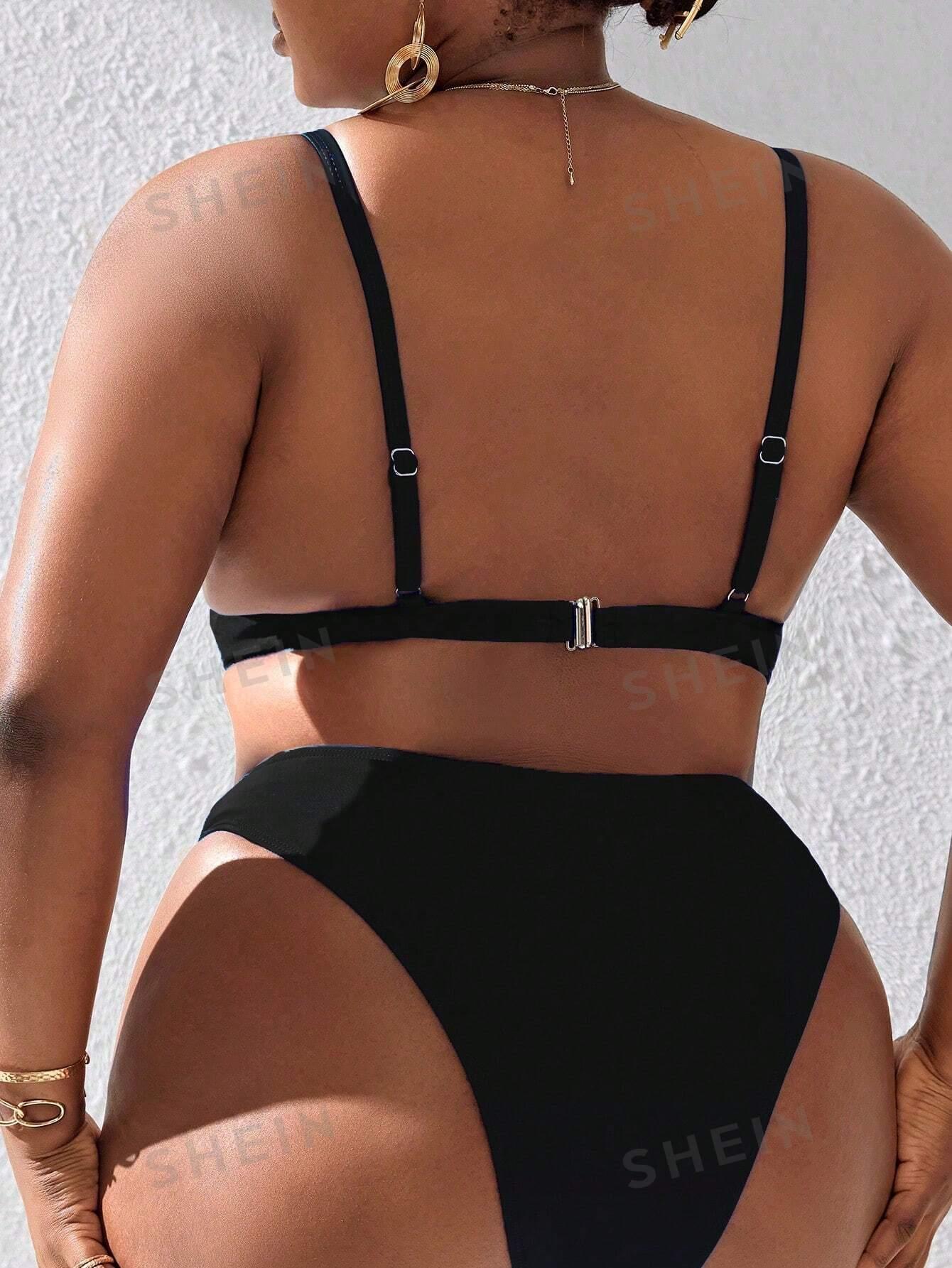 SHEIN DWUCZĘŚCIOWY STRÓJ KĄPIELOWY S09__50