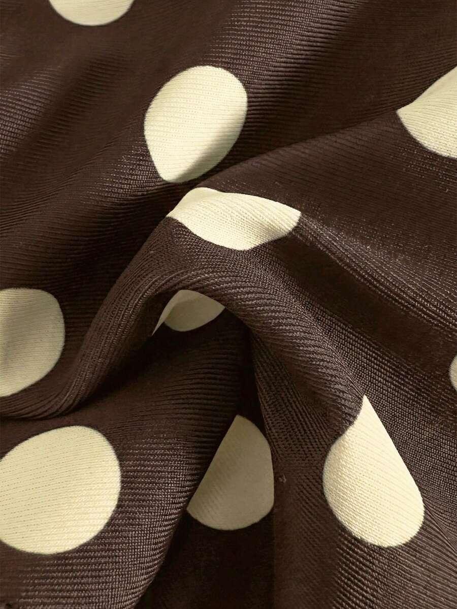 SHEIN DWUCZĘŚCIOWY STRÓJ KĄPIELOWY GROSZKI S09__M