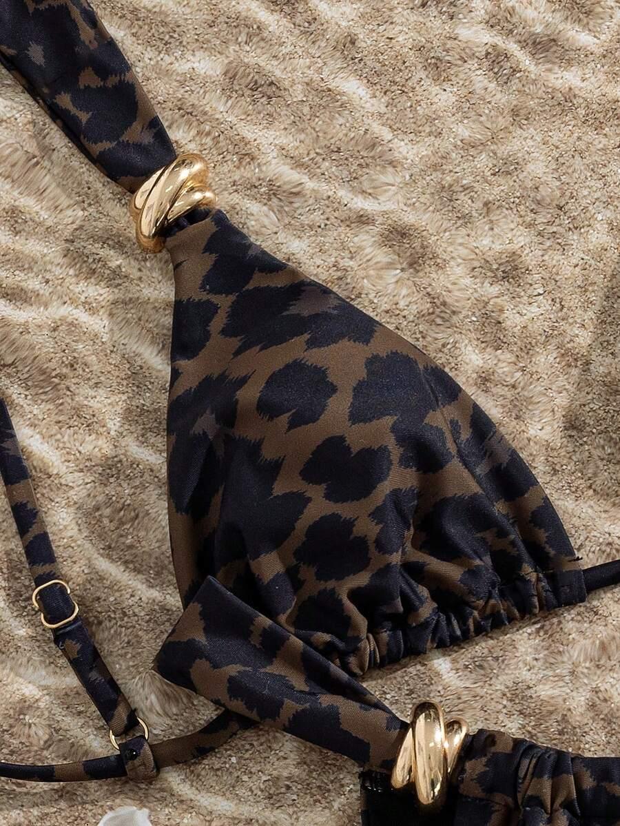 SWIM VCAY DWUCZĘŚCIOWY STRÓJ KĄPIELOWY ANIMAL PRINT S09__XS