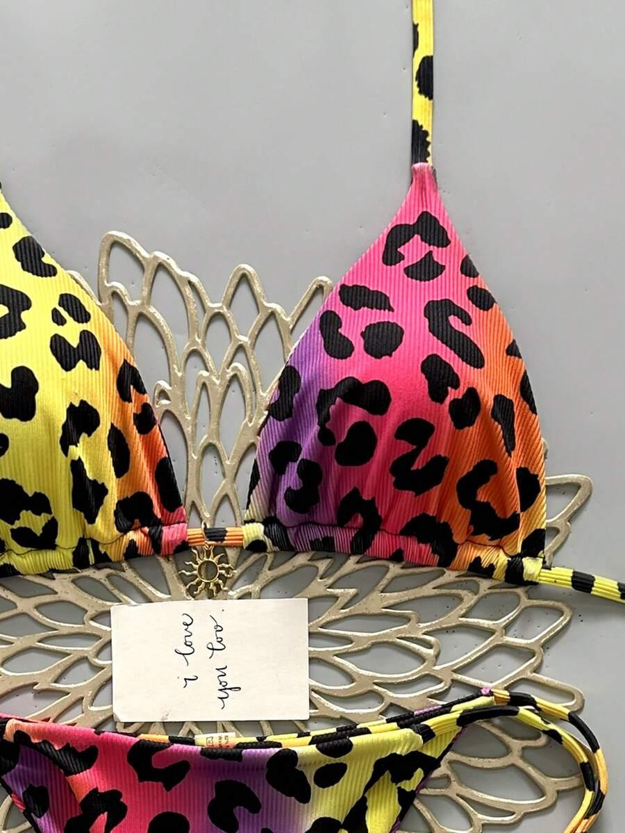 SHEIN DWUCZĘŚCIOWY STRÓJ KĄPIELOWY S09__L