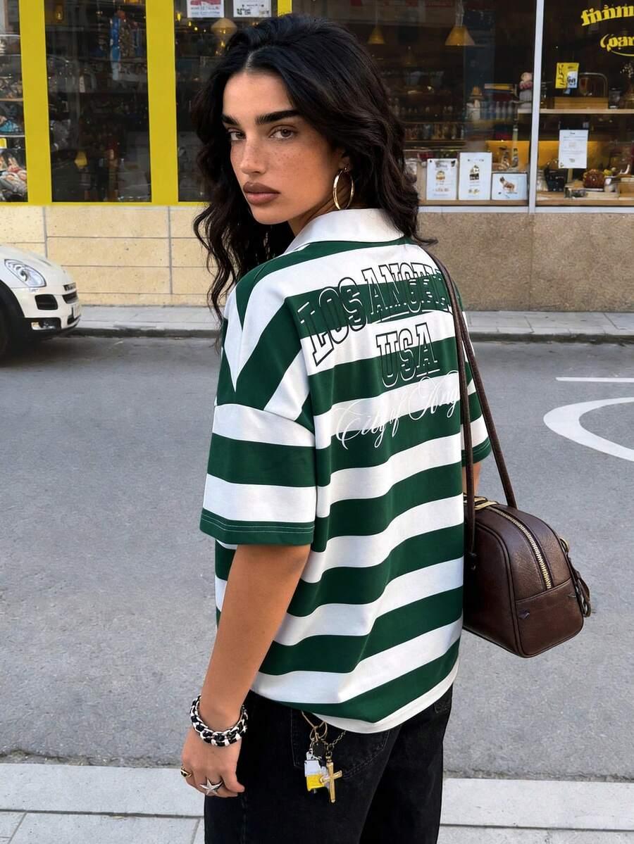 SHEIN KOSZULKA POLO W PASKI S06__S