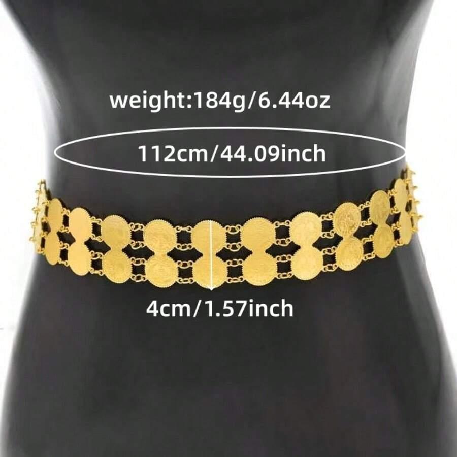 SHEIN ZŁOTY PASEK ŁAŃCUCH S07__112