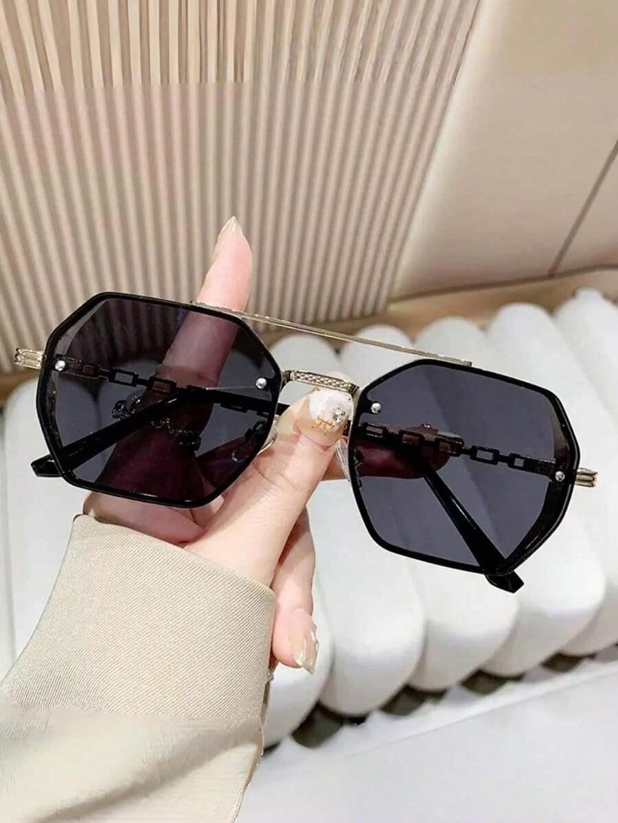 SHEIN CZARNE OKULARY PRZECIWSŁONECZNE S07
