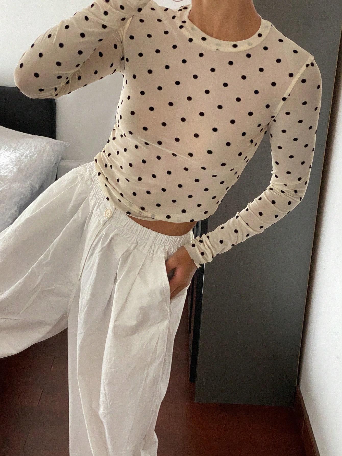 SHEIN BLUZKA DŁUGI RĘKAW S06__L