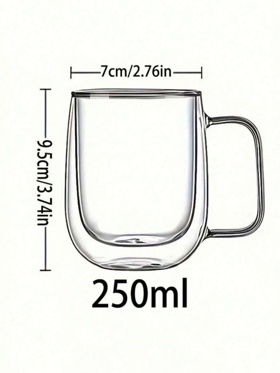 SHEIN BEZBARWNY KUBEK 2-PACK S07__250ML