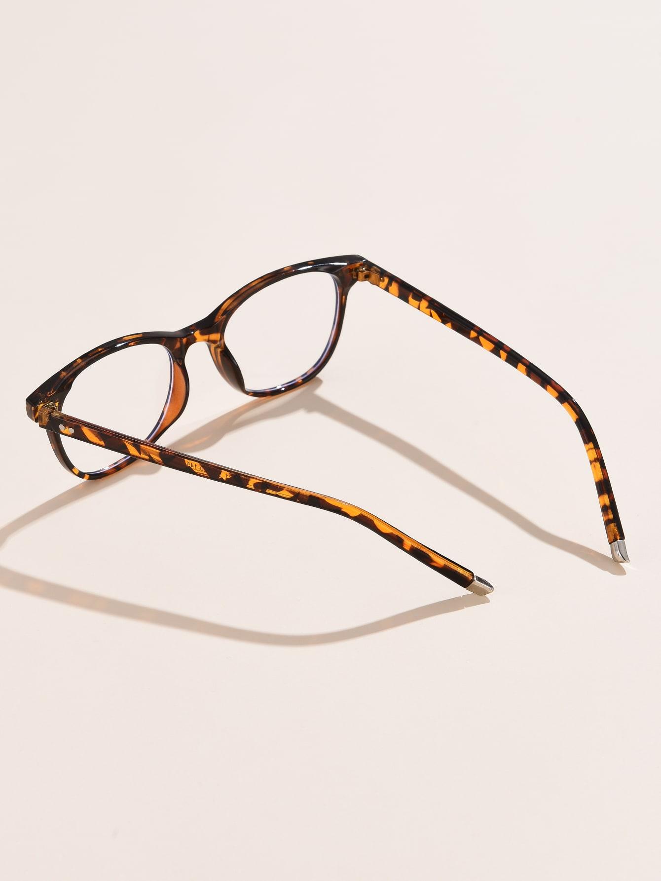 SHEIN OKULARY ZERÓWKI ANIMAL PRINT S07