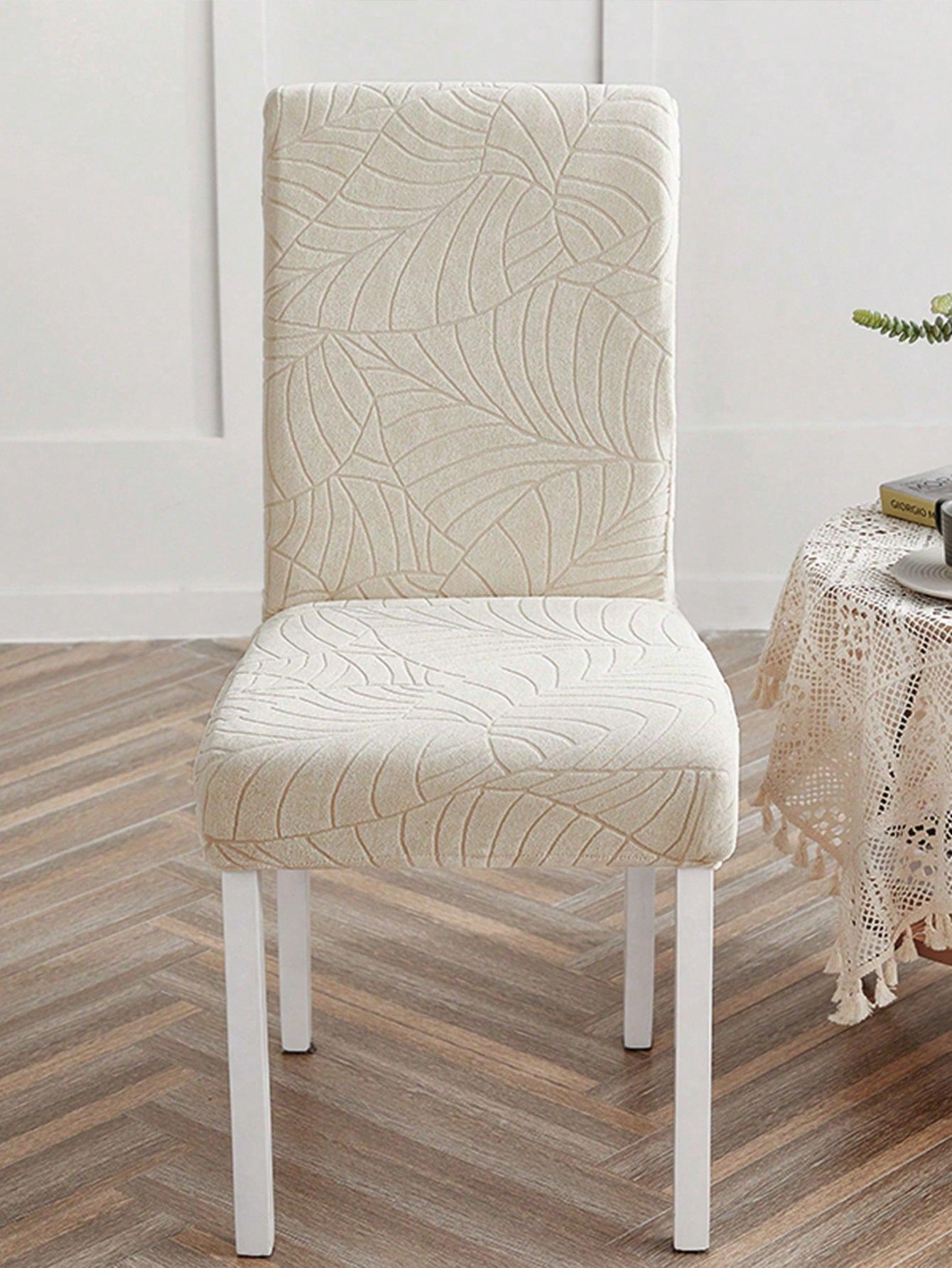 SHEIN BEŻOWY POKROWIEC NA KRZESŁO S07__58X45X45CM