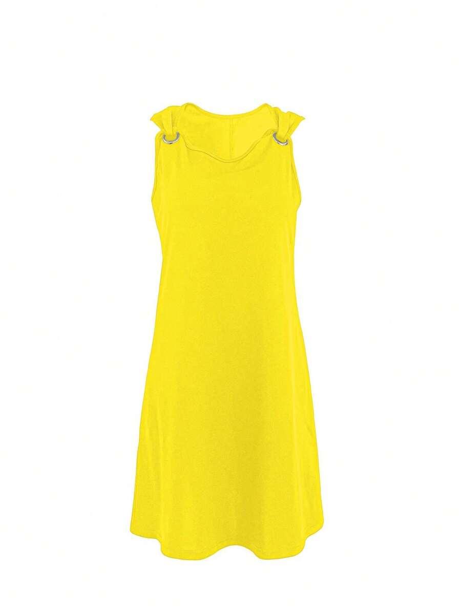 SHEIN ŻÓŁTA MINI SUKIENKA S06__M