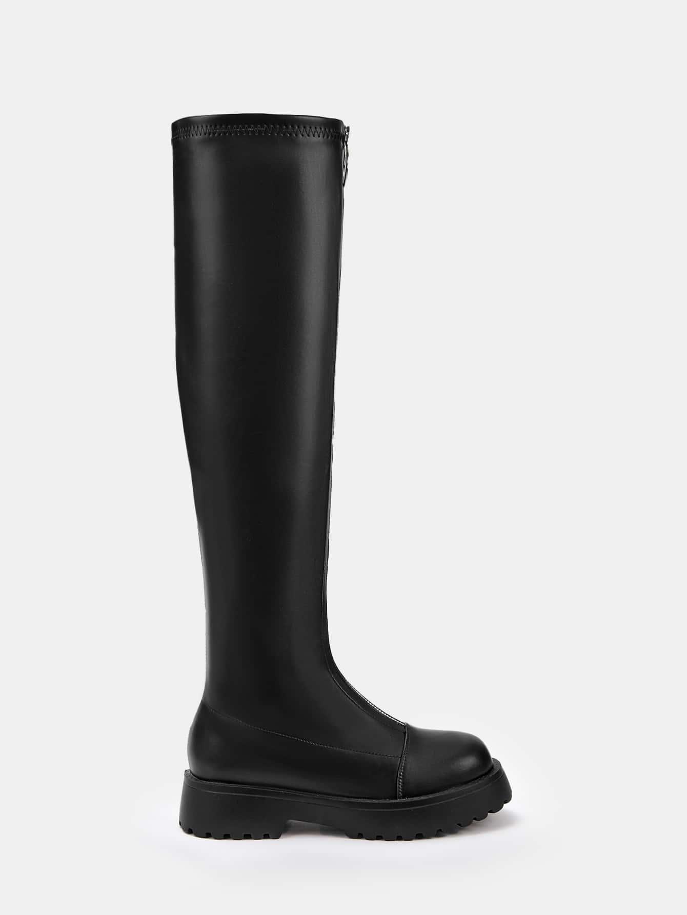 SHEIN CZARNE KOZAKI ZAMEK W01__38