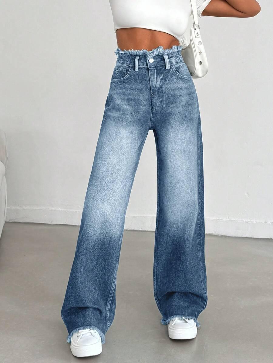 SHEIN NIEBIESKIE SPODNIE JEANS S06__L