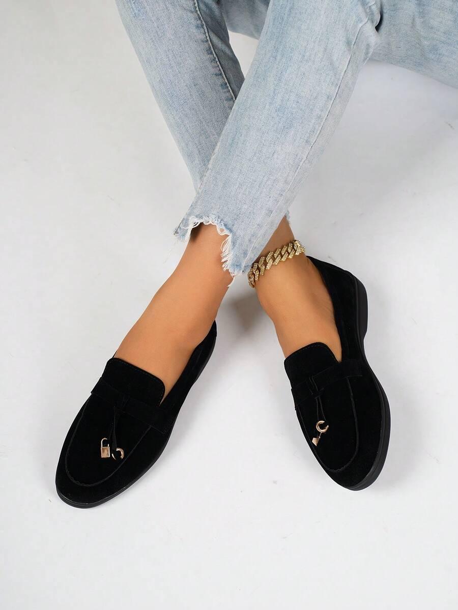 SHEIN CZARNE WSUWANE MOKASYNY S06__41