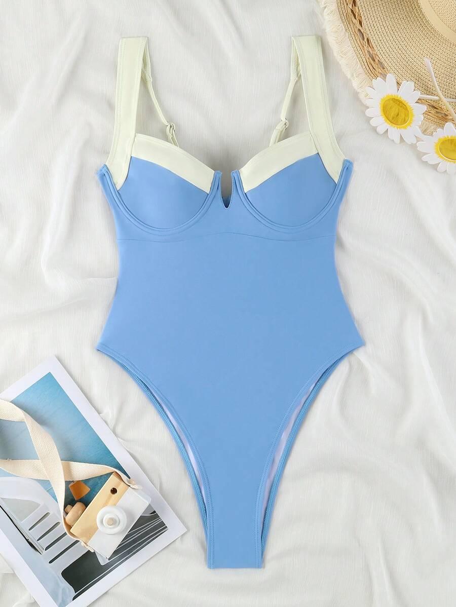 SHEIN JEDNOCZĘŚCIOWY STRÓJ KĄPIELOWY S09__XL