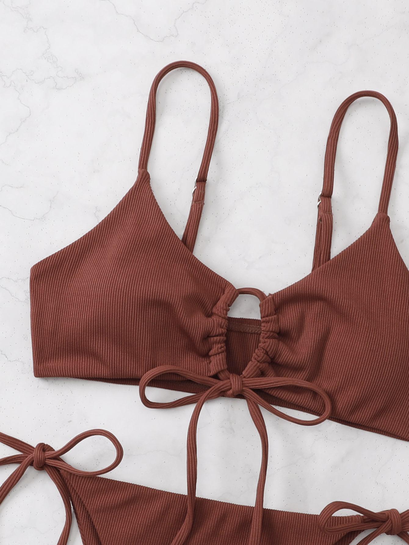 SHEIN DWUCZĘŚCIOWY STRÓJ KĄPIELOWY S09__L