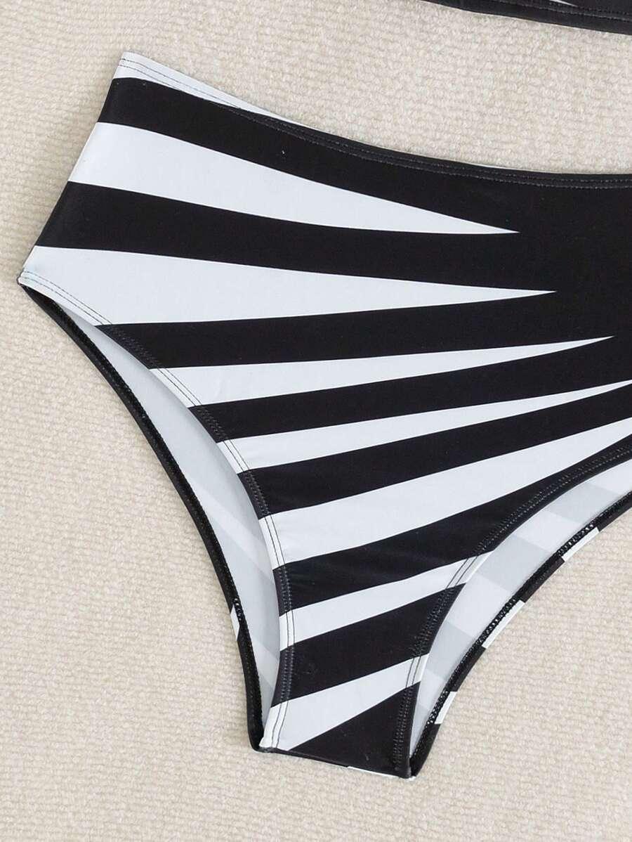 SHEIN DWUCZĘŚCIOWY STRÓJ KĄPIELOWY S09__M