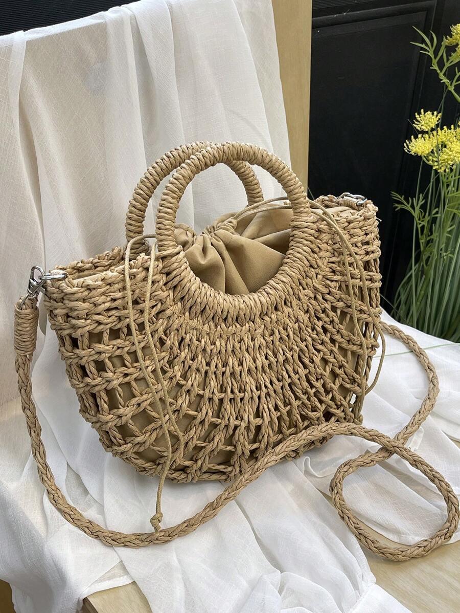 SHEIN BRĄZOWA TOREBKA NA RAMIĘ S07__28X21