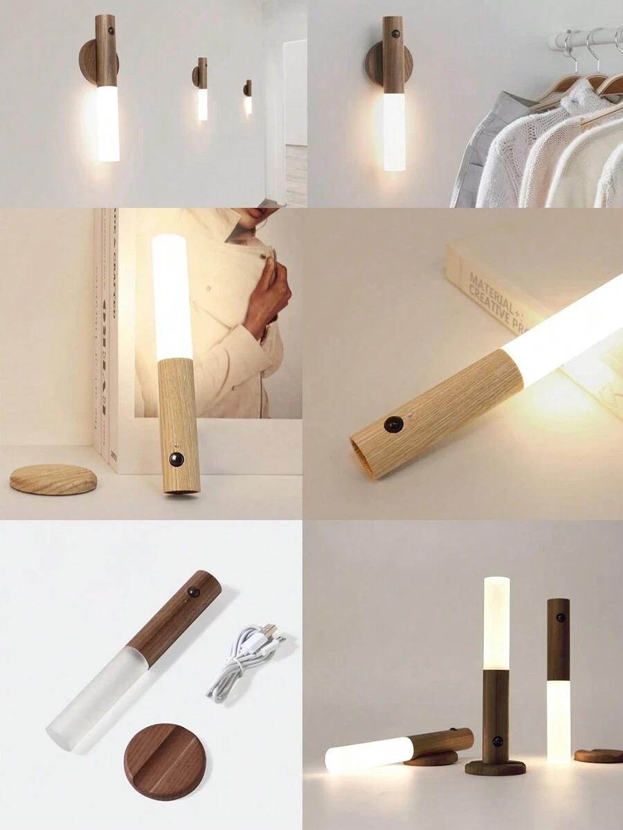 SHEIN NAŚCIENNA LAMPKA NOCNA CZUJNIK RUCHU 2 sztuki S07