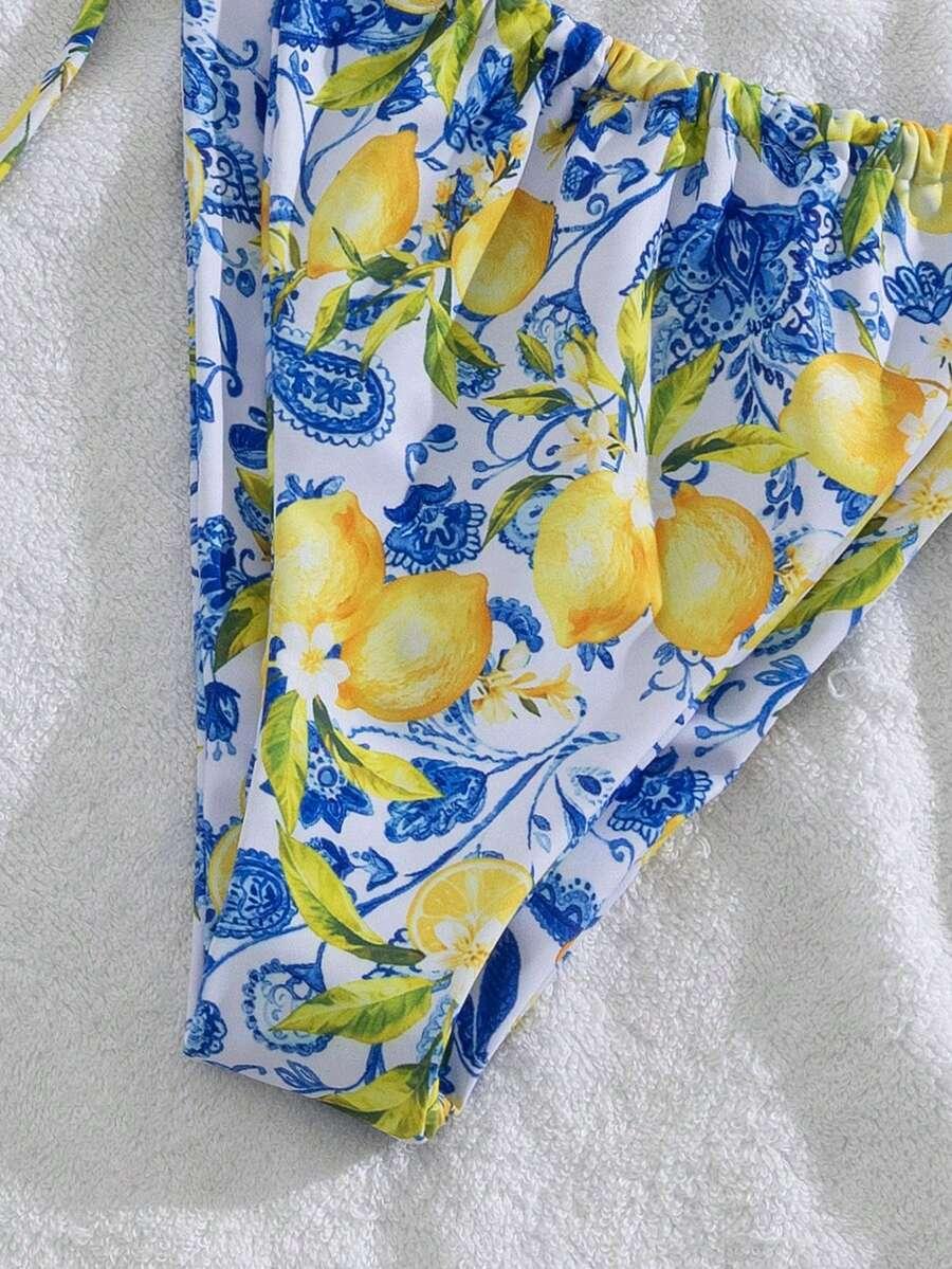 SHEIN DÓŁ OD BIKINI MIX WZORÓW S09__M