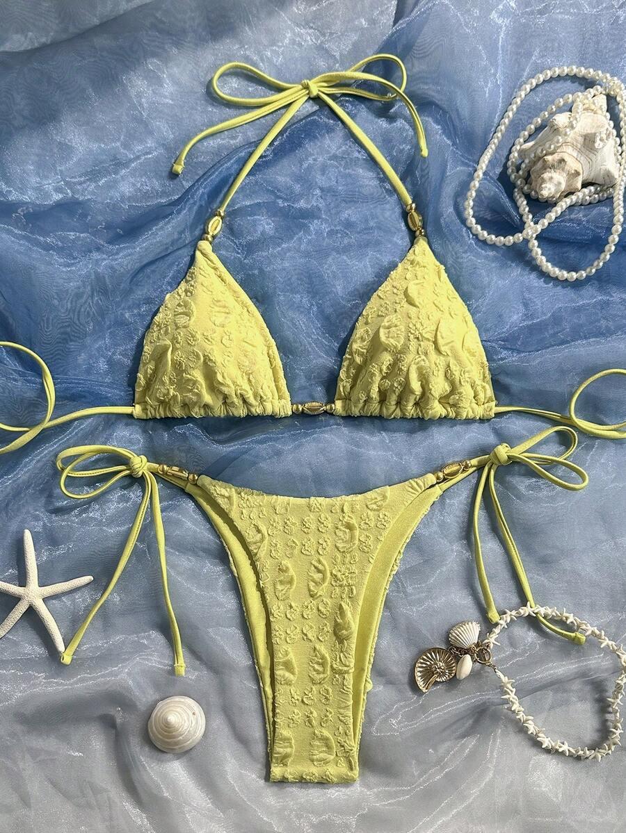 SHEIN DWUCZĘŚCIOWY STRÓJ KĄPIELOWY S09__M