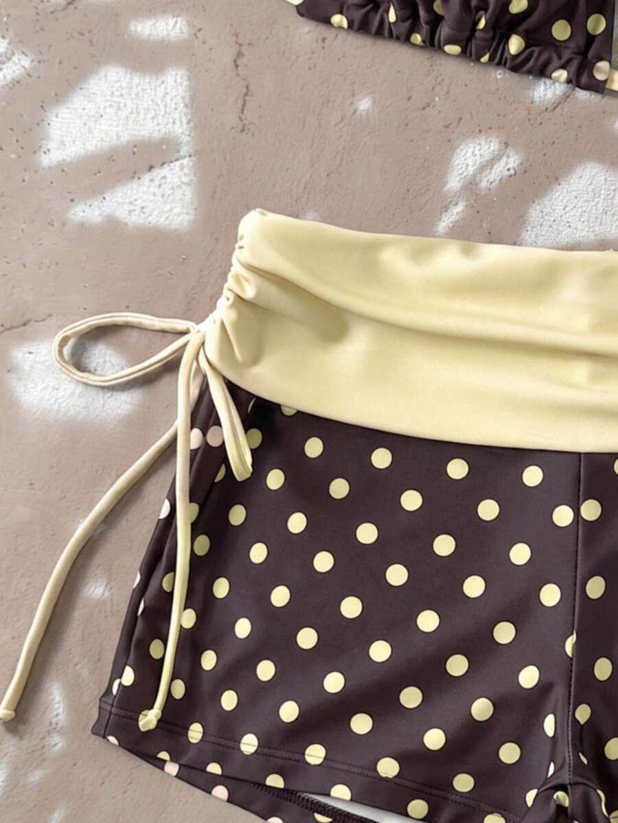 SWIM MOD DWUCZĘŚCIOWY STRÓJ KĄPIELOWY GROSZKI S09__S