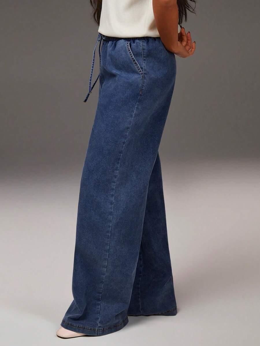 SHEIN NIEBIESKIE SPODNIE JEANS S06__M