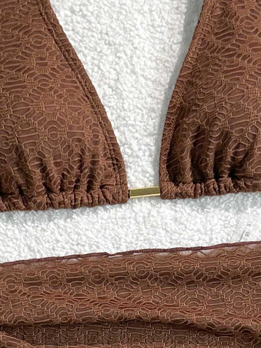 SHEIN DWUCZĘŚCIOWY STRÓJ KĄPIELOWY S09__L