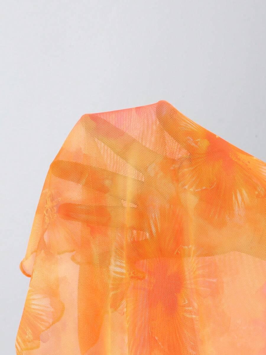 SHEIN JEDNOCZĘŚCIOWY STRÓJ KĄPIELOWY SARONG KOMPLET S09__158-162