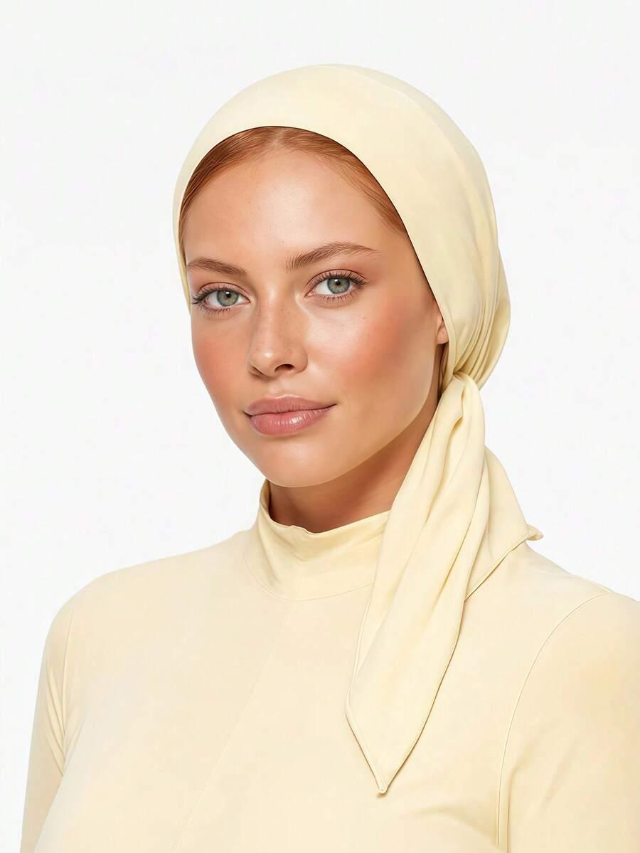 SHEIN ŻÓŁTA CHUSTA NA GŁOWĘ S07