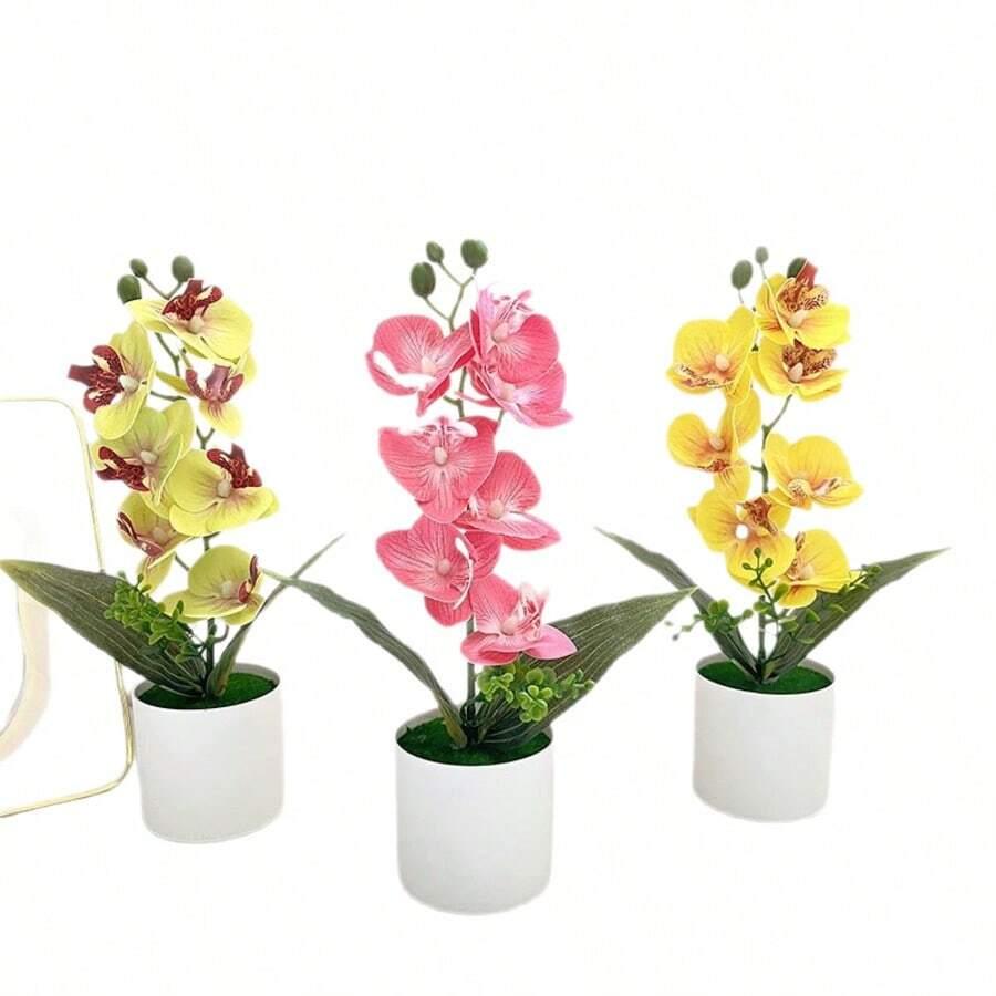 SHEIN SZTUCZNA RÓŻOWA ORCHIDEA S07