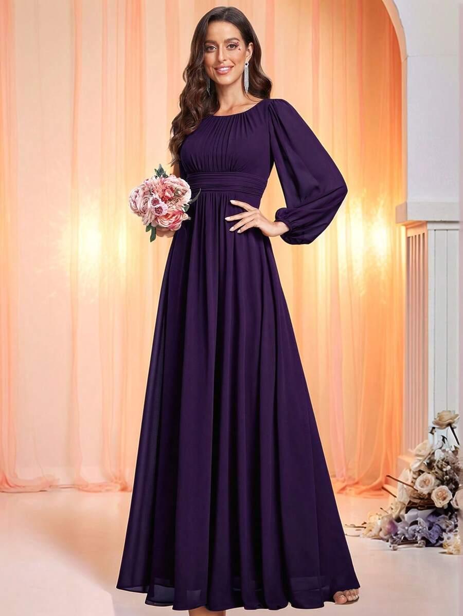 EVERPRETTY FIOLETOWA MAXI SUKIENKA S06__M